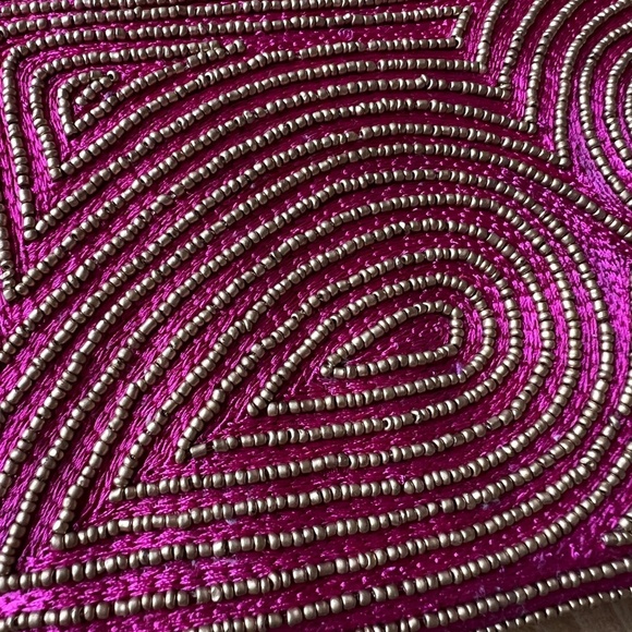 SALDARINI 1882 BEADED CLUTCH NWT LUXURY ELEGANT FORMAL WEDDING GUEST EVENING - Picture 5 of 12